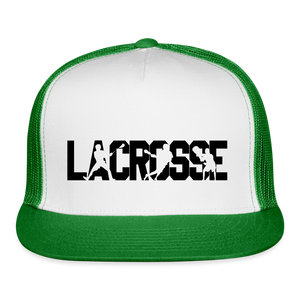 LACROSSE player Trucker Cap - white/kelly green