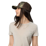 Load image into Gallery viewer, Boom Bros Bison Logo Camouflage trucker hat
