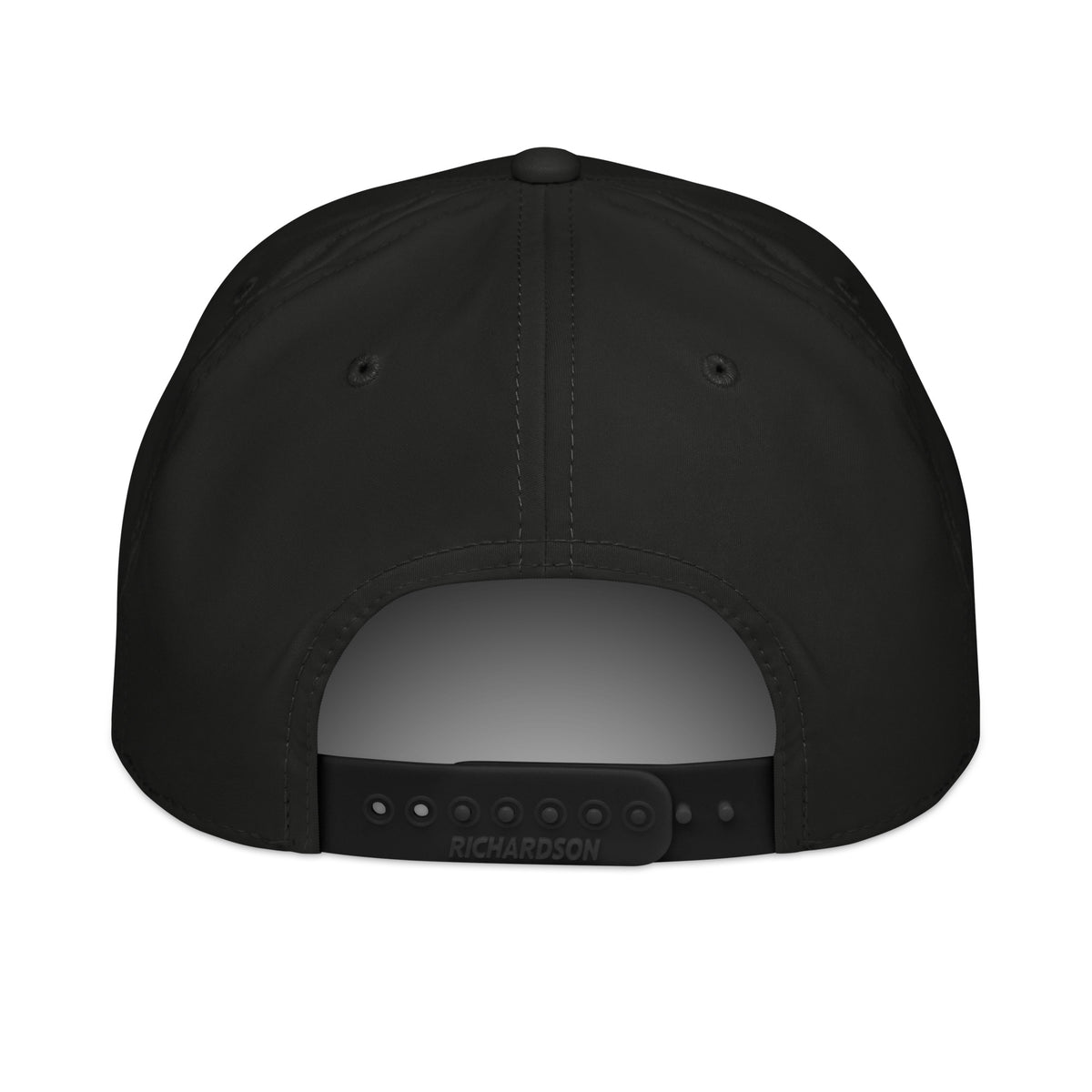 Finish First classic rope cap in black and white, back view