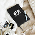 Finish First hardcover journal in black, front view