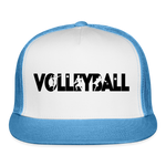 Load image into Gallery viewer, Volleyball Player Trucker Cap - white/blue
