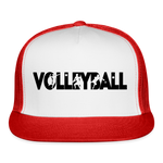 Load image into Gallery viewer, Volleyball Player Trucker Cap - white/red
