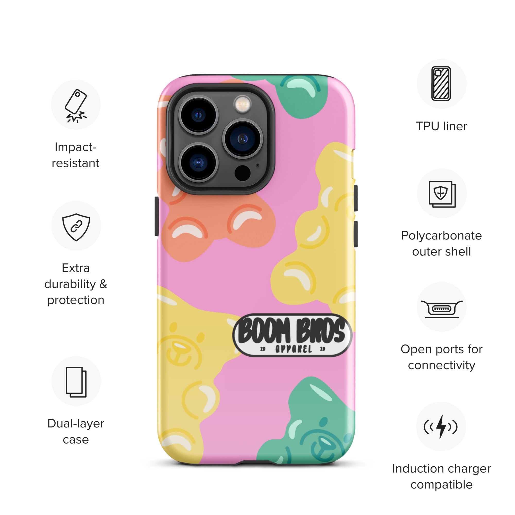 Boom Boo Apparel Gummy Bear Tough Case for iPhone®