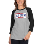 Load image into Gallery viewer, Built Different Ohio Lacrosse 3/4 sleeve raglan shirt
