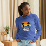 Load image into Gallery viewer, Boom Bros Palm Trees Logo Hooded long-sleeve tee
