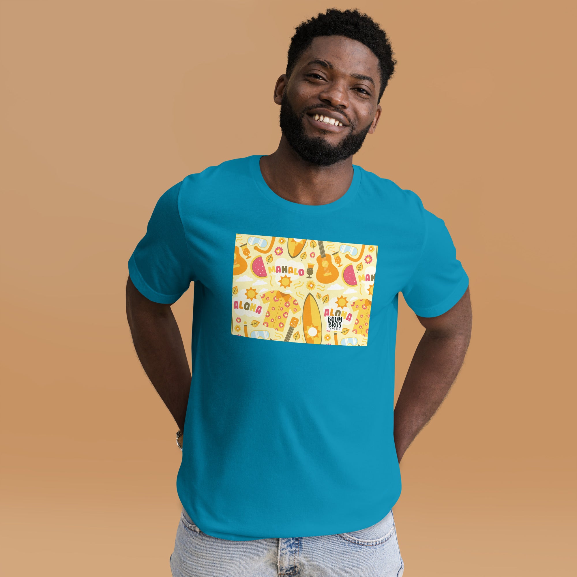 Boom Bros Aloha Print t-shirt