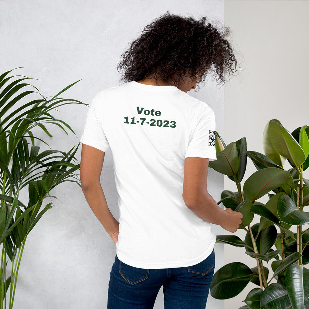 Vote Darbie for Dublin School Board Unisex t-shirt