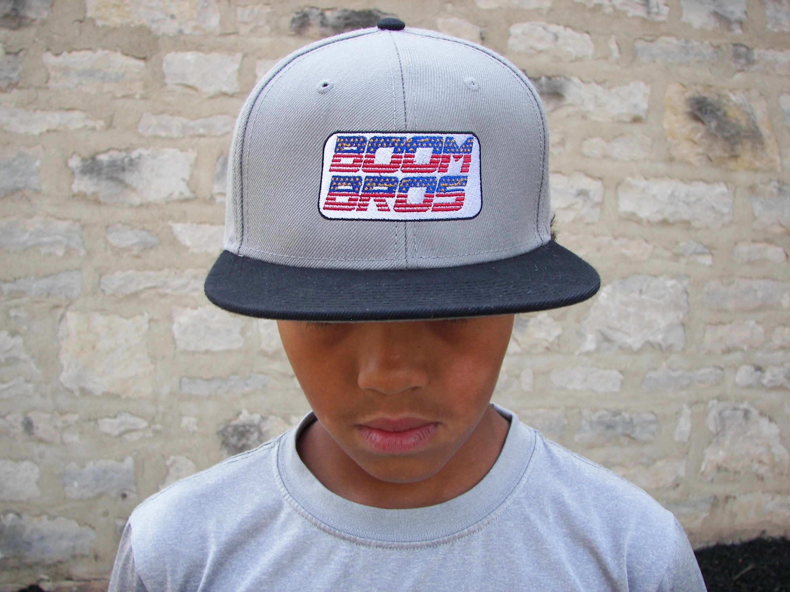 Boom Bros USA 2.0 Flat Brim Snapback Hat