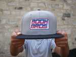 Load image into Gallery viewer, Boom Bros USA 2.0 Flat Brim Snapback Hat
