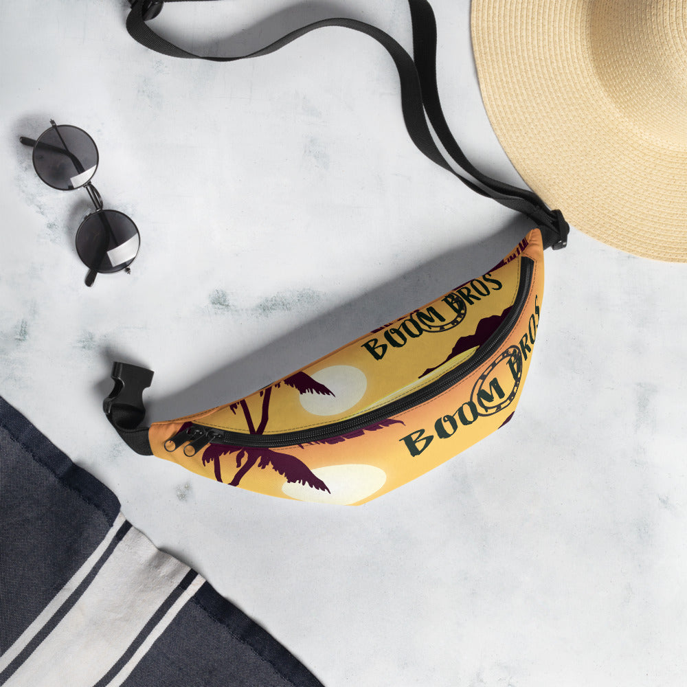 All Over Print Boom Bros Logo Tropical Fanny Pack