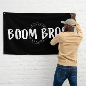 Boom Bros Logo Flag (Black)