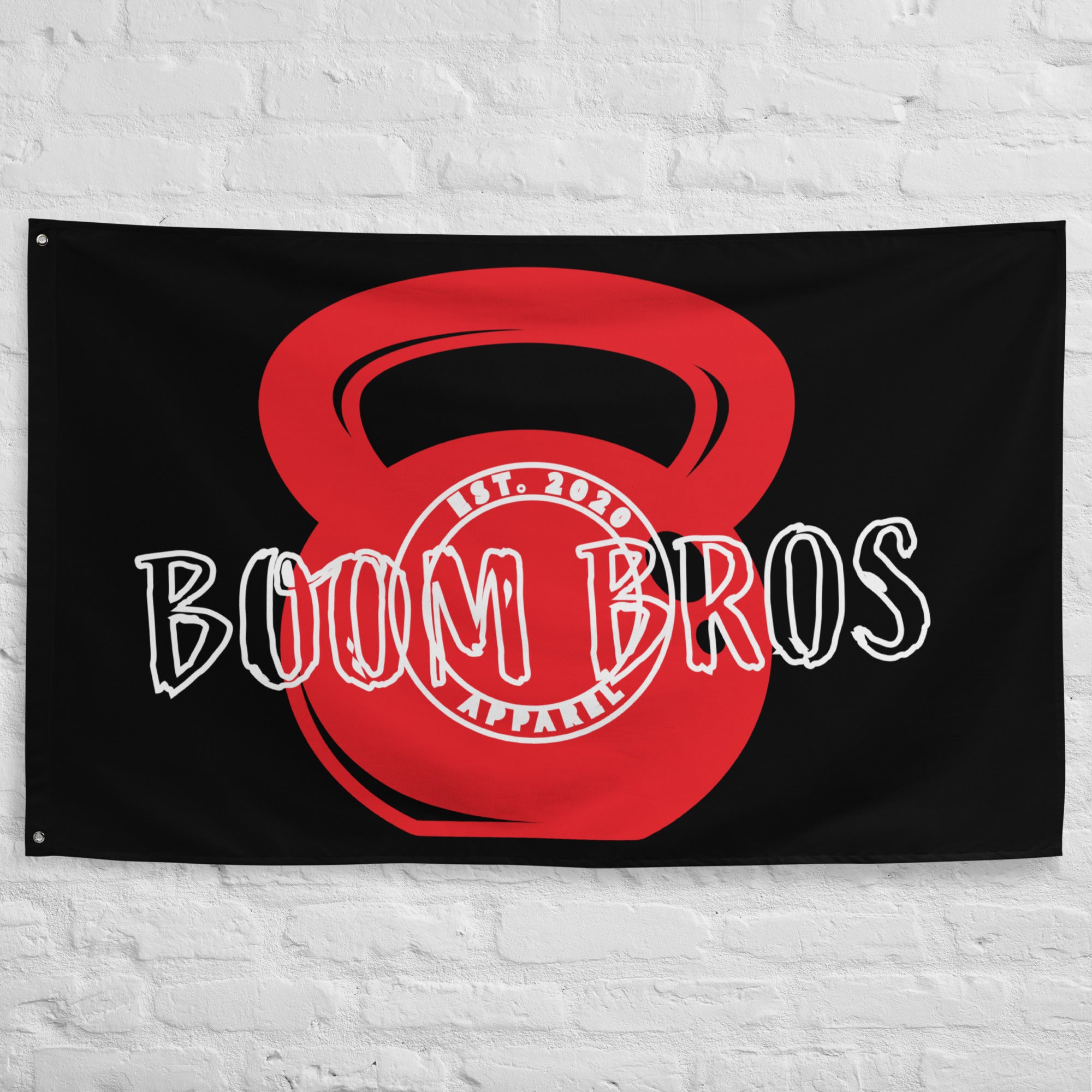 Boom Bros Black Kettlebell Flag
