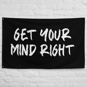 Get Your Mind Right Gym Flag