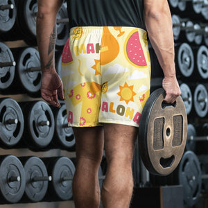 Aloha Boom Men's Athletic Long Shorts