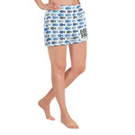 Load image into Gallery viewer, Fishes Boom Women&#39;s Athletic Short Shorts
