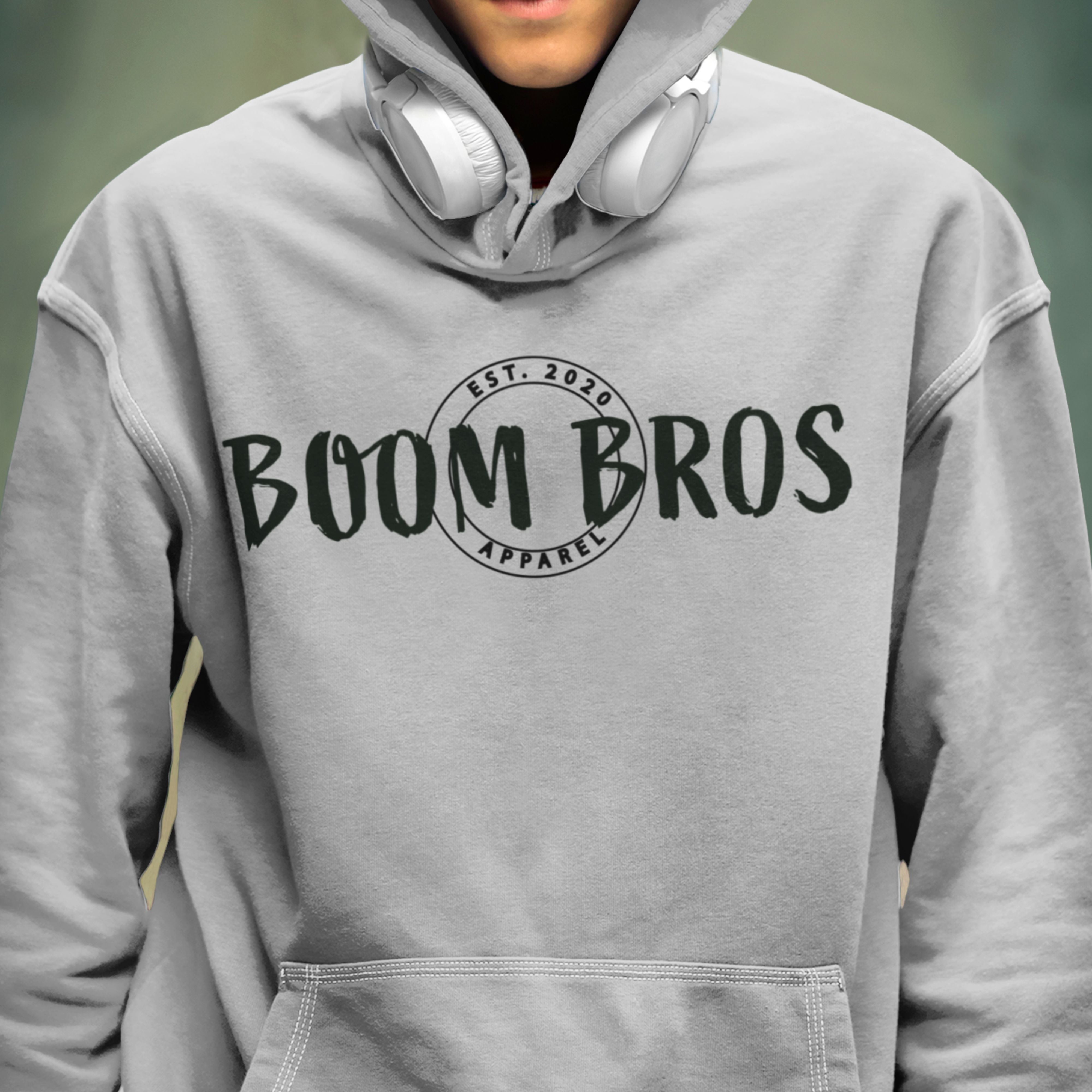 Boom Bros Logo Men's Hoodie