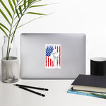 Load image into Gallery viewer, Fireman Flag Bubble-free stickers
