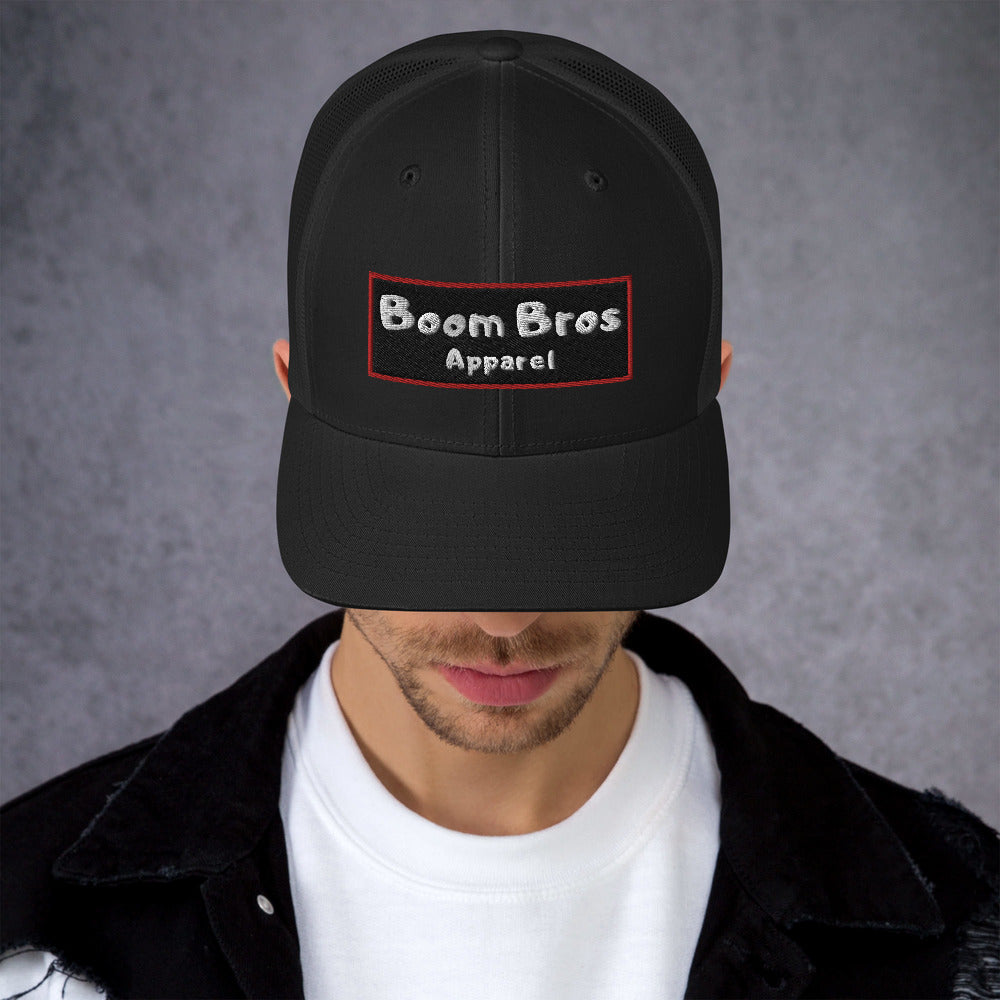 Boom Bros Apparel Original Logo Trucker Cap