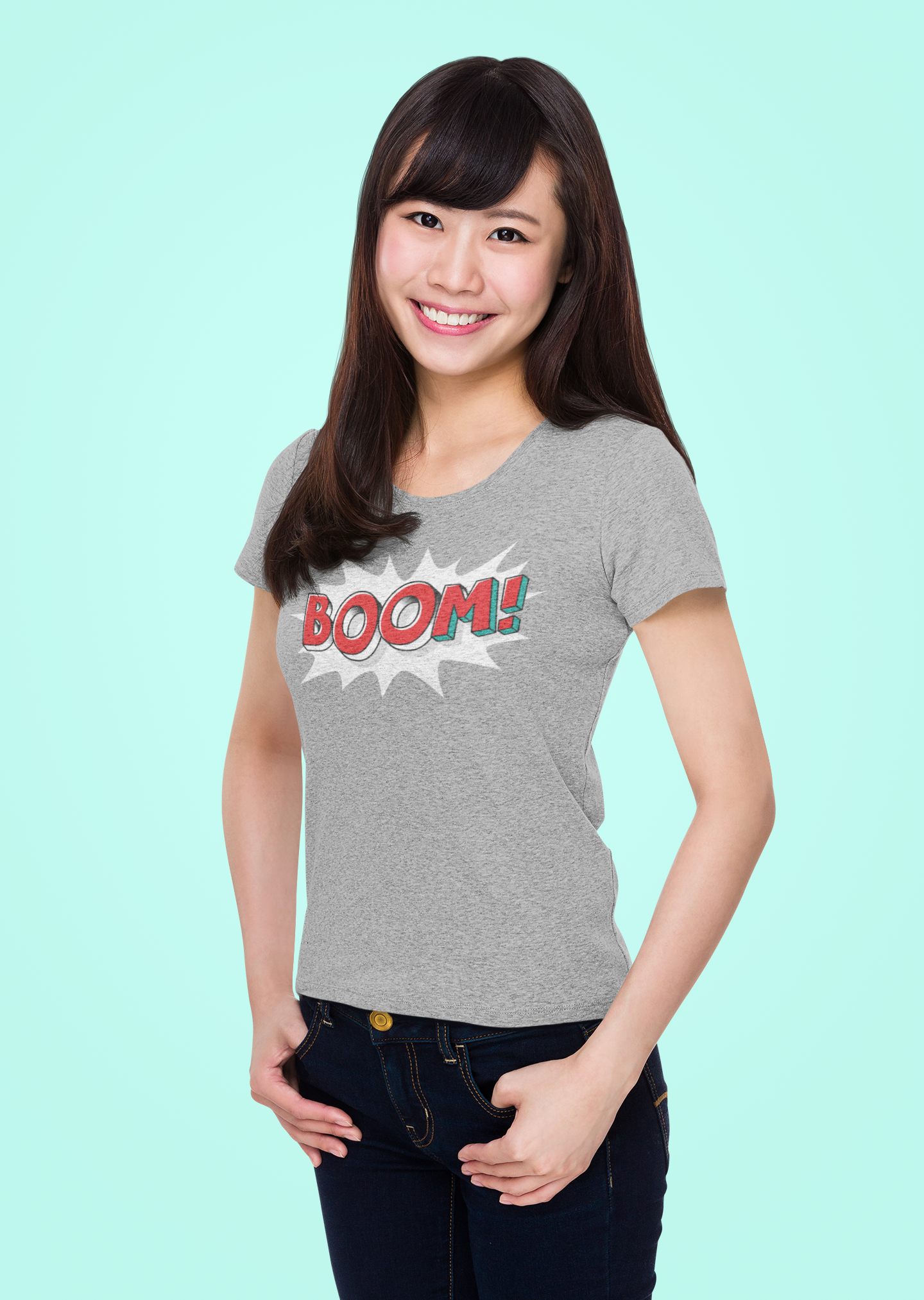 BOOM! Awesomeness Women’s organic t-shirt