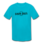 Load image into Gallery viewer, Boom Bros Dry Fit Kids&#39; Moisture Wicking Performance T-Shirt - turquoise
