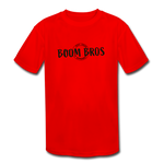 Load image into Gallery viewer, Boom Bros Dry Fit Kids&#39; Moisture Wicking Performance T-Shirt - red
