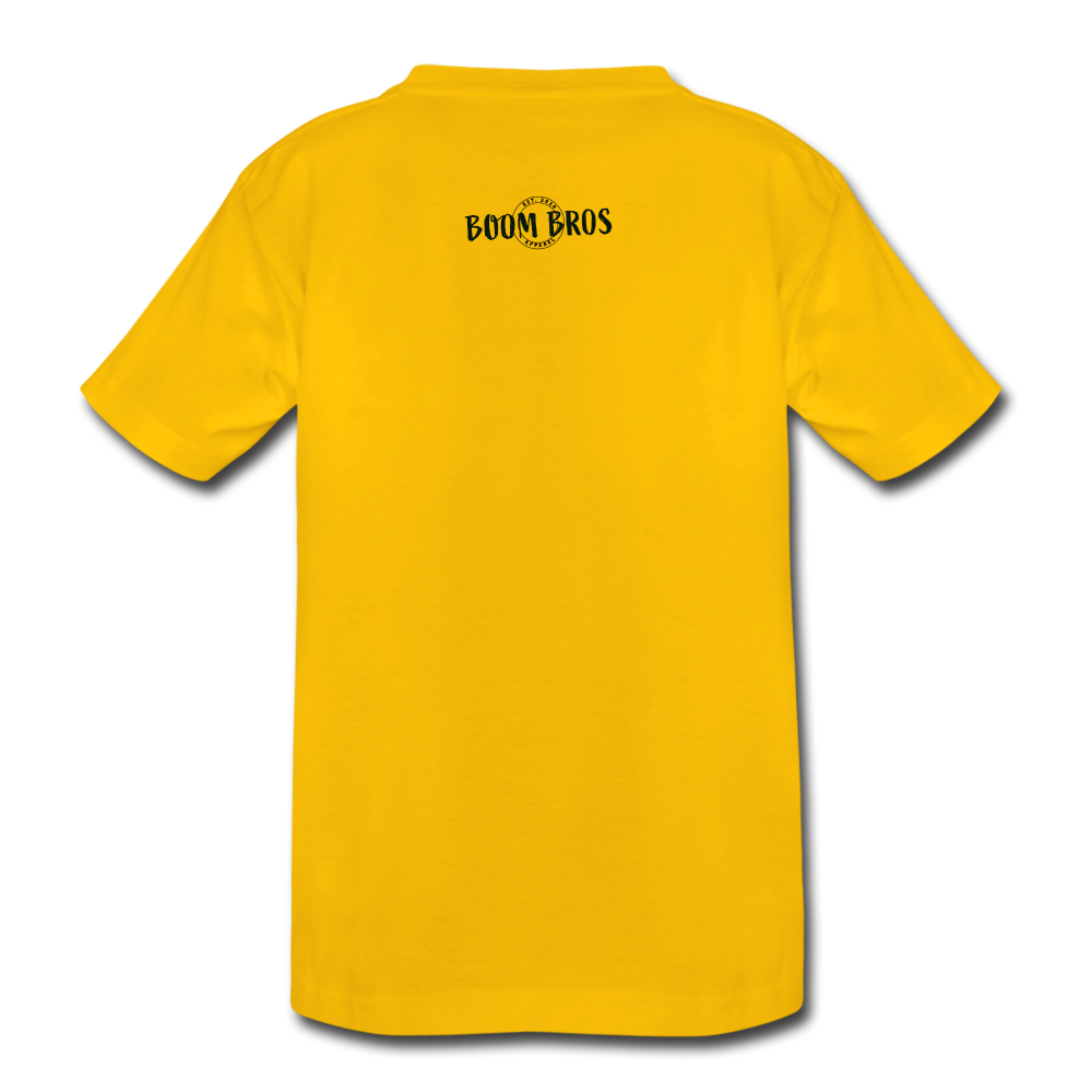 Lacrosse Player Kids' Premium T-Shirt - sun yellow