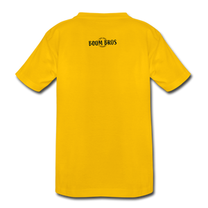 Lacrosse Player Kids' Premium T-Shirt - sun yellow
