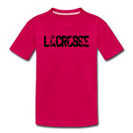 Load image into Gallery viewer, Lacrosse Player Kids&#39; Premium T-Shirt - dark pink
