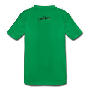 Lacrosse Player Kids' Premium T-Shirt - kelly green