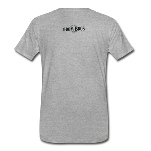 LAX Circle Logo Men's Premium T-Shirt - heather gray