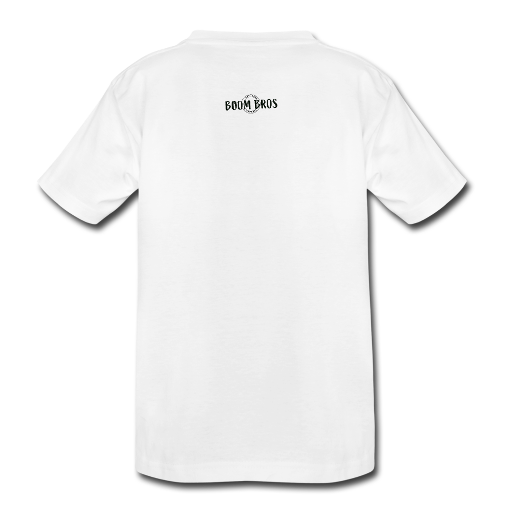 LAX Circle Logo Kids' Premium T-Shirt - white