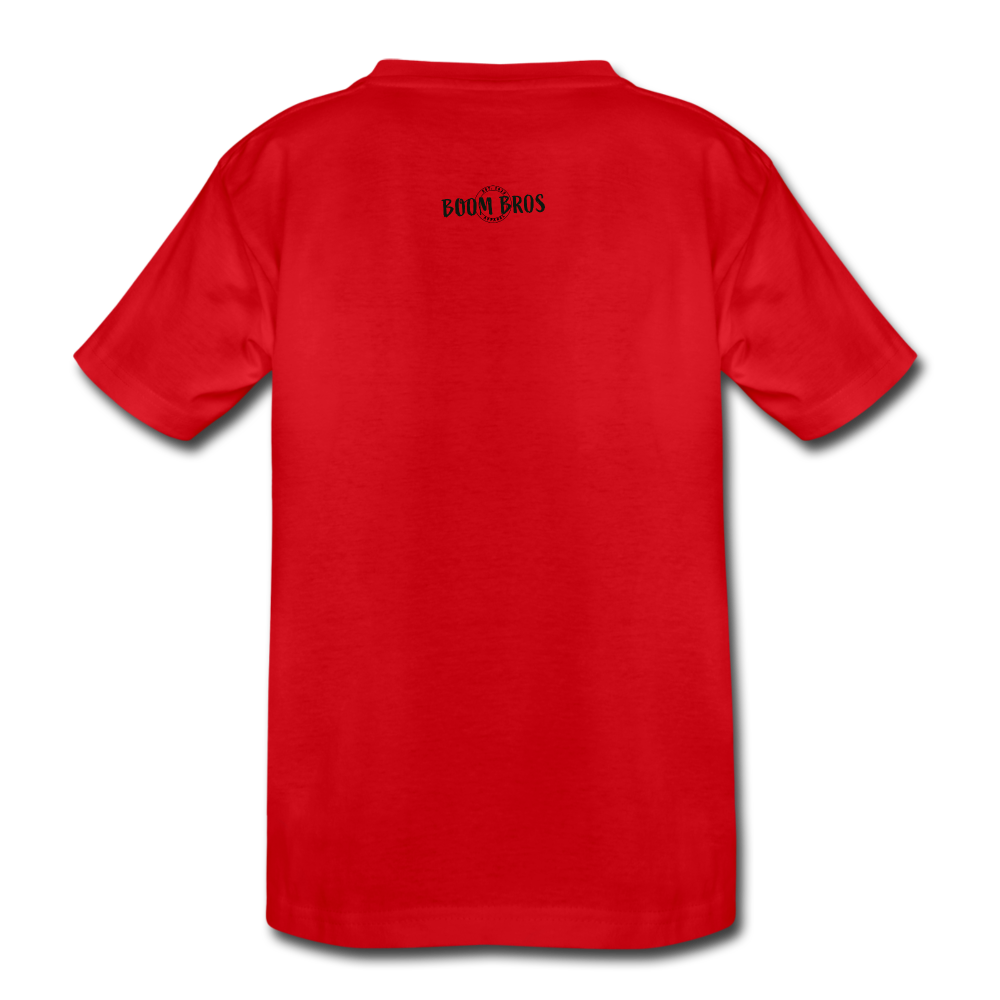 LAX Circle Logo Kids' Premium T-Shirt - red