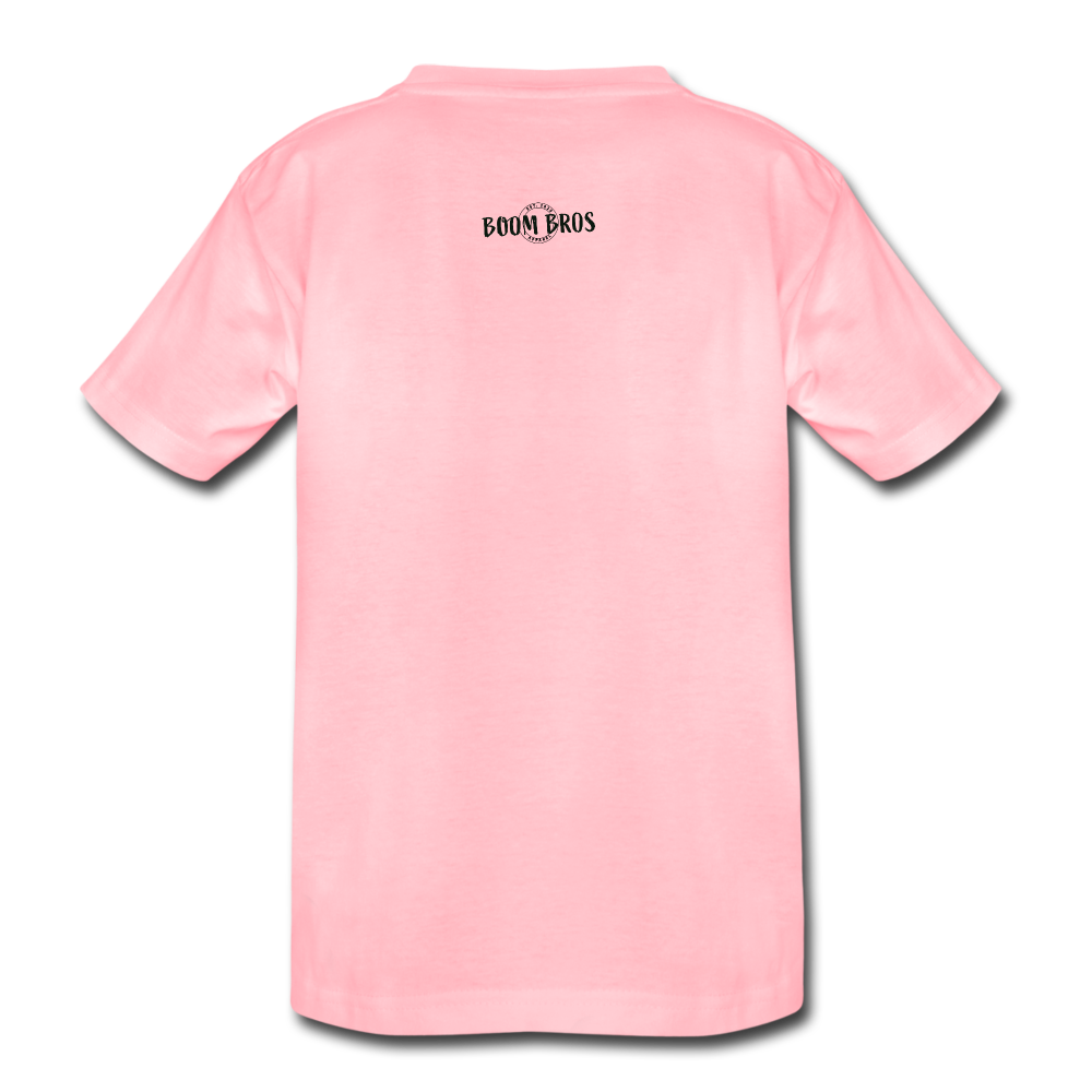 LAX Circle Logo Kids' Premium T-Shirt - pink