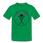 Load image into Gallery viewer, LAX Circle Logo Kids&#39; Premium T-Shirt - kelly green

