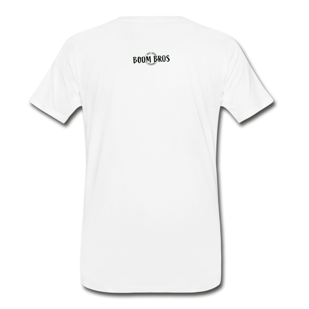 LAX Sticks Men's Premium T-Shirt - white