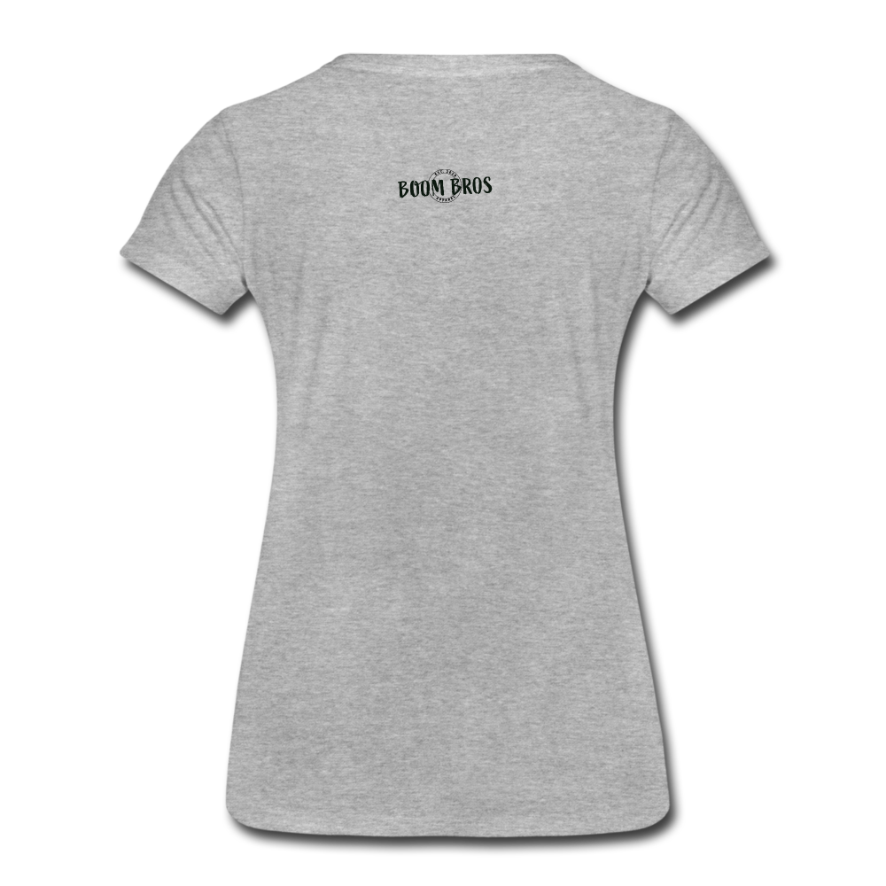 LAX Sticks Women’s Premium T-Shirt - heather gray