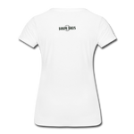 Load image into Gallery viewer, LAX Circle Logo Women’s Premium T-Shirt - white
