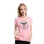 Load image into Gallery viewer, LAX Circle Logo Women’s Premium T-Shirt - pink
