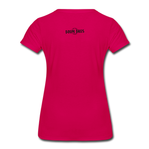 LAX Circle Logo Women’s Premium T-Shirt - dark pink