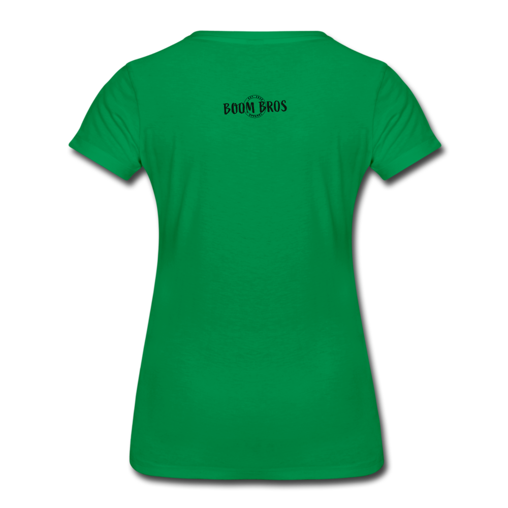 LAX Circle Logo Women’s Premium T-Shirt - kelly green