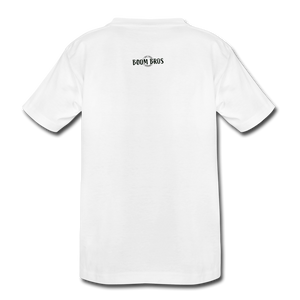 LAX Sticks Kids' Premium T-Shirt - white