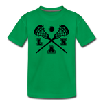 Load image into Gallery viewer, LAX Sticks Kids&#39; Premium T-Shirt - kelly green
