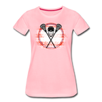 Load image into Gallery viewer, LAX Patriot Women’s Premium T-Shirt - pink
