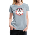 Load image into Gallery viewer, LAX Patriot Women’s Premium T-Shirt - heather ice blue
