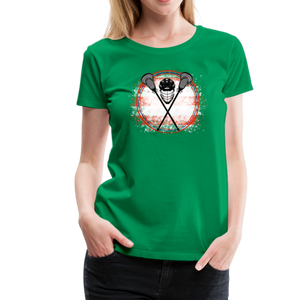 LAX Patriot Women’s Premium T-Shirt - kelly green
