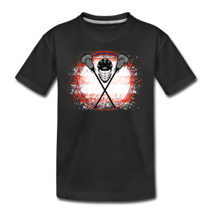 LAX Patriot Kids' Premium T-Shirt - black