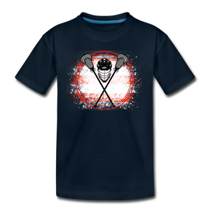 LAX Patriot Kids' Premium T-Shirt - deep navy