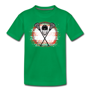 LAX Patriot Kids' Premium T-Shirt - kelly green