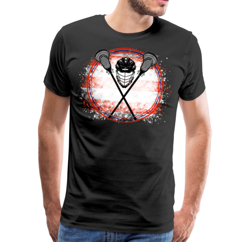 LAX Patriot Men's Premium T-Shirt - black