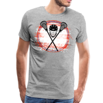 Load image into Gallery viewer, LAX Patriot Men&#39;s Premium T-Shirt - heather gray

